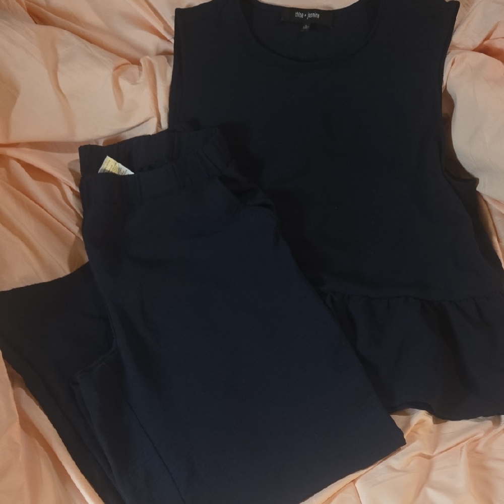 Elegant Navy Wide Leg Jumpsuit